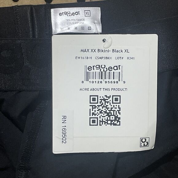 NWT Ergowear Max XX Bikini Ergonomic Pouch Brief Underwear Black XL Men - Picture 4 of 5